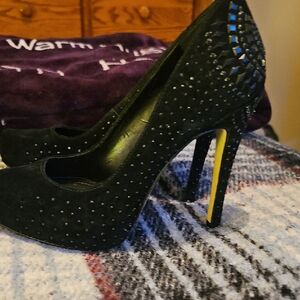 BCBGeneration Black Studded Heels